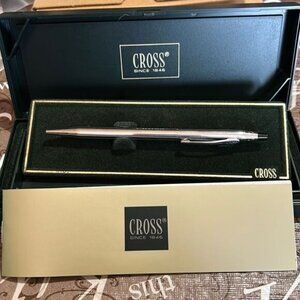 Cross Classic Century Chrome Ballpoint Pen In Gift Box